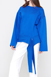 Clara Asymmetric-hem Sweatshirt | OROSHE