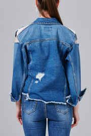 Bella Distressed Denim Jacket