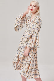 Blossoming Wrap Dress | OROSHE