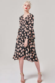 Blossoming Wrap Dress | OROSHE