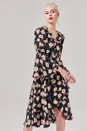 Blossoming Wrap Dress | OROSHE