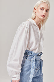 Button Up White Blouse | OROSHE