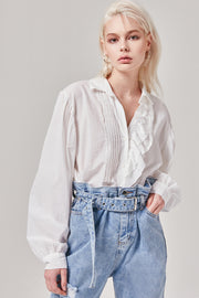 Button Up White Blouse | OROSHE