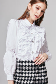 Caroline Ruffle Blouse | OROSHE