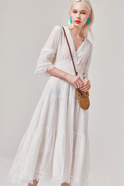 Fringe Maxi Dress | OROSHE