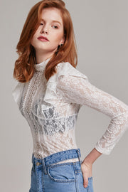 Carter Vintage Ruffle Top | OROSHE