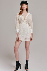 Odette Lace Blouse Dress | OROSHE