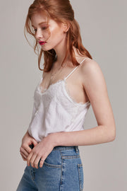 Liza Lace Overlay Camisole | OROSHE