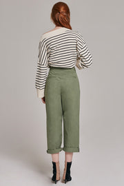 Hallie Wide Leg Cotton Pants | OROSHE