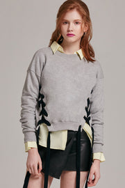 Selma Tie Ribbon Front Sweater | OROSHE