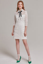 Jackie Tweed and Lace Dress | OROSHE