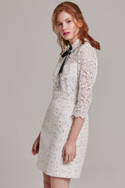 Jackie Tweed and Lace Dress | OROSHE