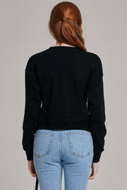 Selma Tie Ribbon Front Sweater | OROSHE