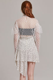 Misty Polka Dot Skirt | Oroshe 