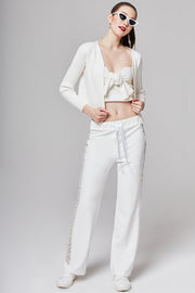 Sarah Embellished Track Pants | OROSHE