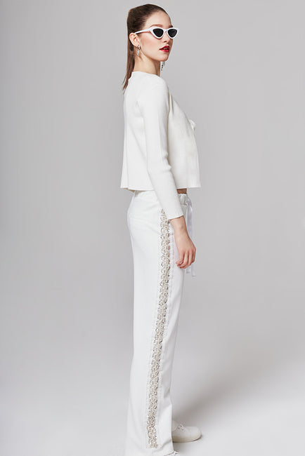 Sarah Embellished Track Pants | OROSHE