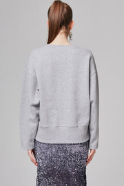 Clara Asymmetric-hem Sweatshirt | OROSHE