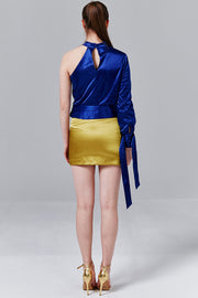 Jaimie Satin Mini Skirt