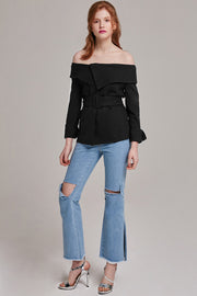 Polly Off-the-Shoulder Top | OROSHE