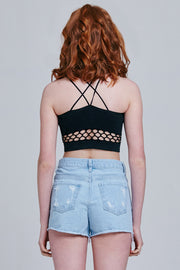 Rylee Mesh Crop Top | OROSHE