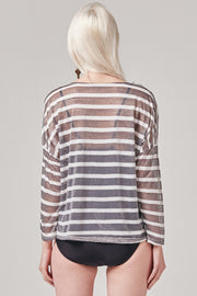 Sheer Stripe Tee | OROSHE