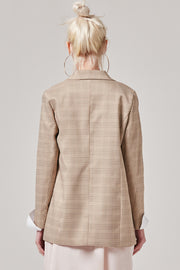 Tattersall Plaid Blazer | OROSHE