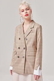 Tattersall Plaid Blazer | OROSHE