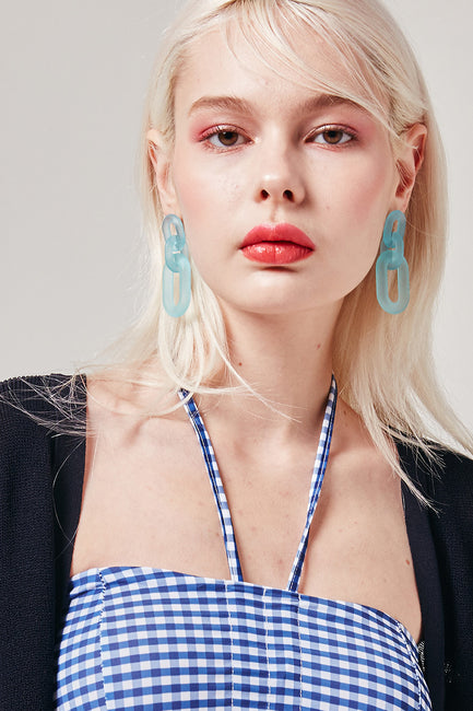 Translucent Link Chain Earrings | OROSHE